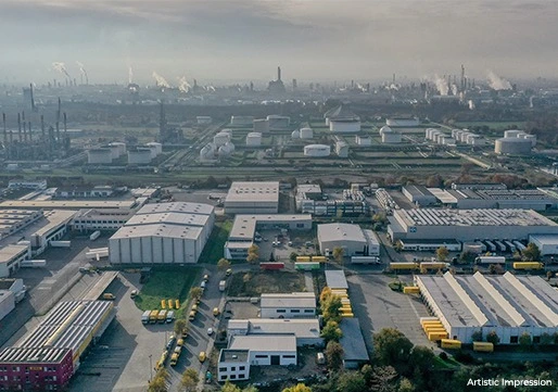 Golden Industrial Zone facade view by Worldwide Realty