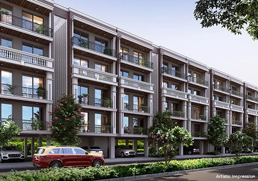 The golden residences facade view by Worldwide Realty